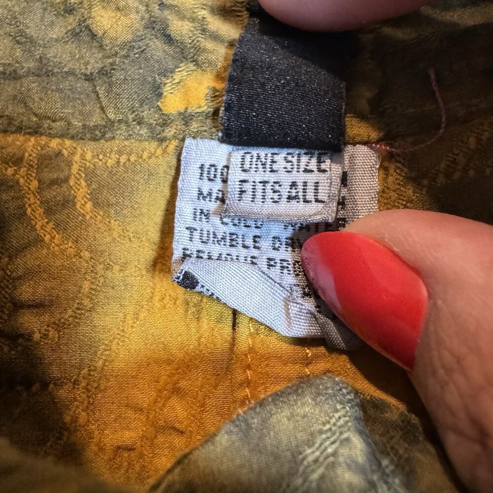 Dress to Kill LagenLook One Size Art to Wear Tie Dye Button Up Top - Picture 6 of 12